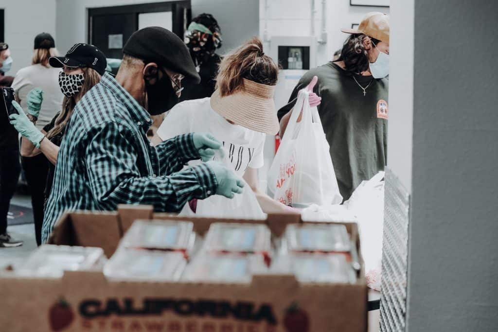 This is a picture of a food bank.